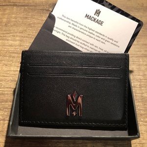 Mackage Leather cardholder